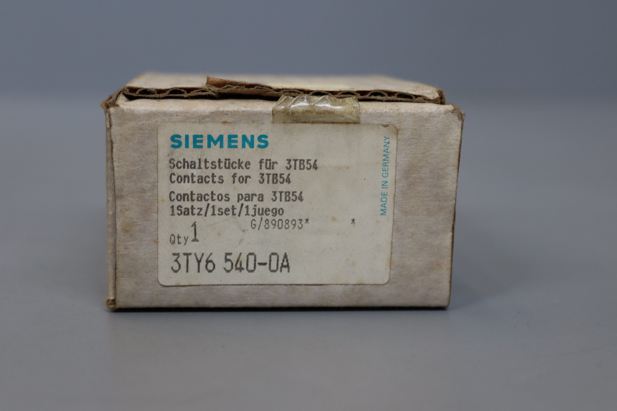 Siemens Schaltstücke 3TY6540-0A